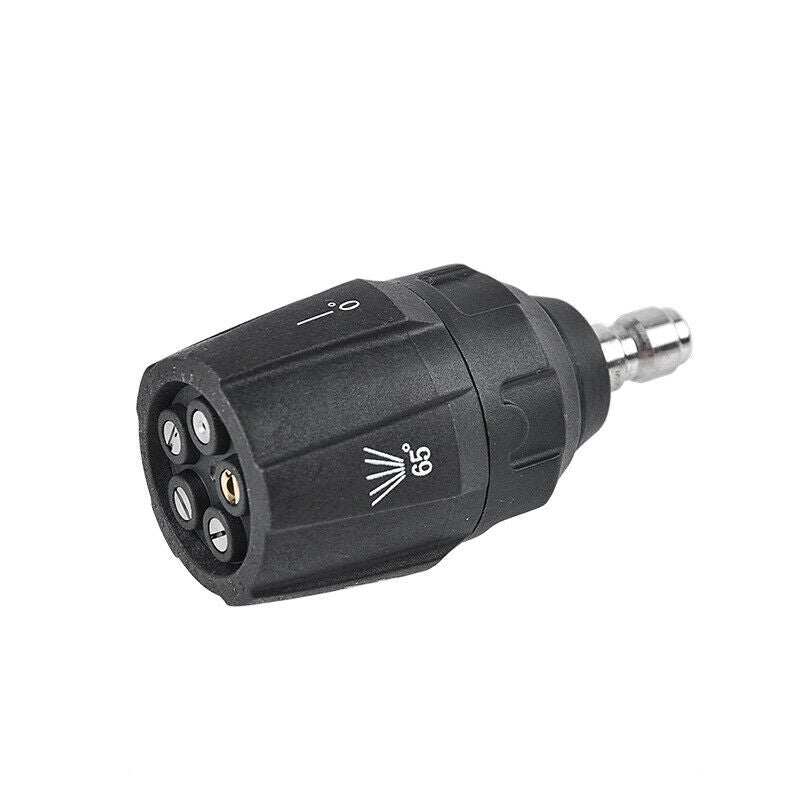1PCS High Pressure Multi-angle 5-in-1 Car Washing Quick Plug Nozzle 3600PSI 60Â°