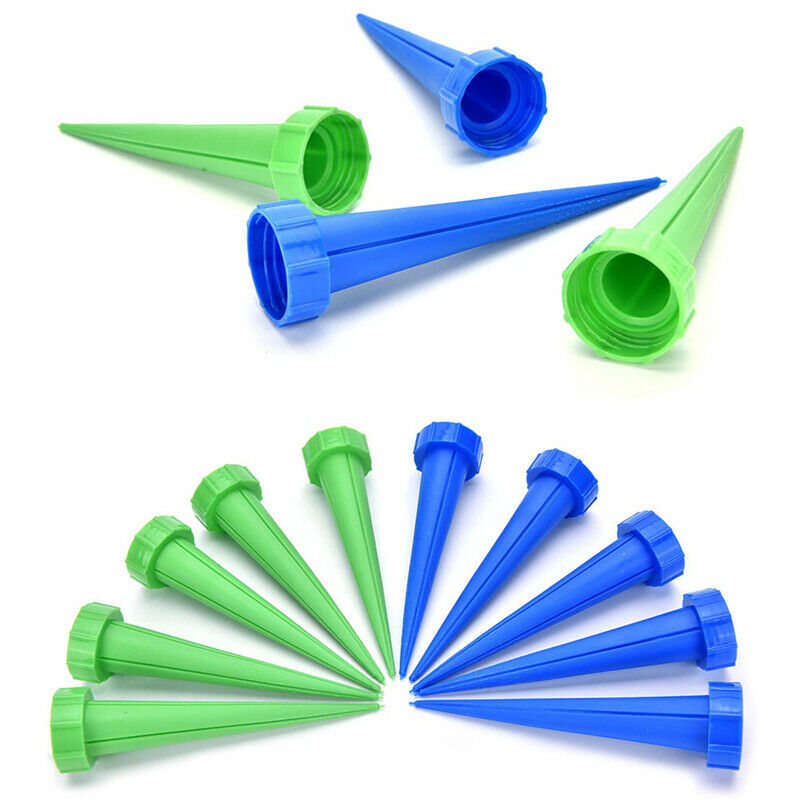 10X Automatic Garden Cone Watering Spike Plant Flower Waterers Bottle Irr.l8