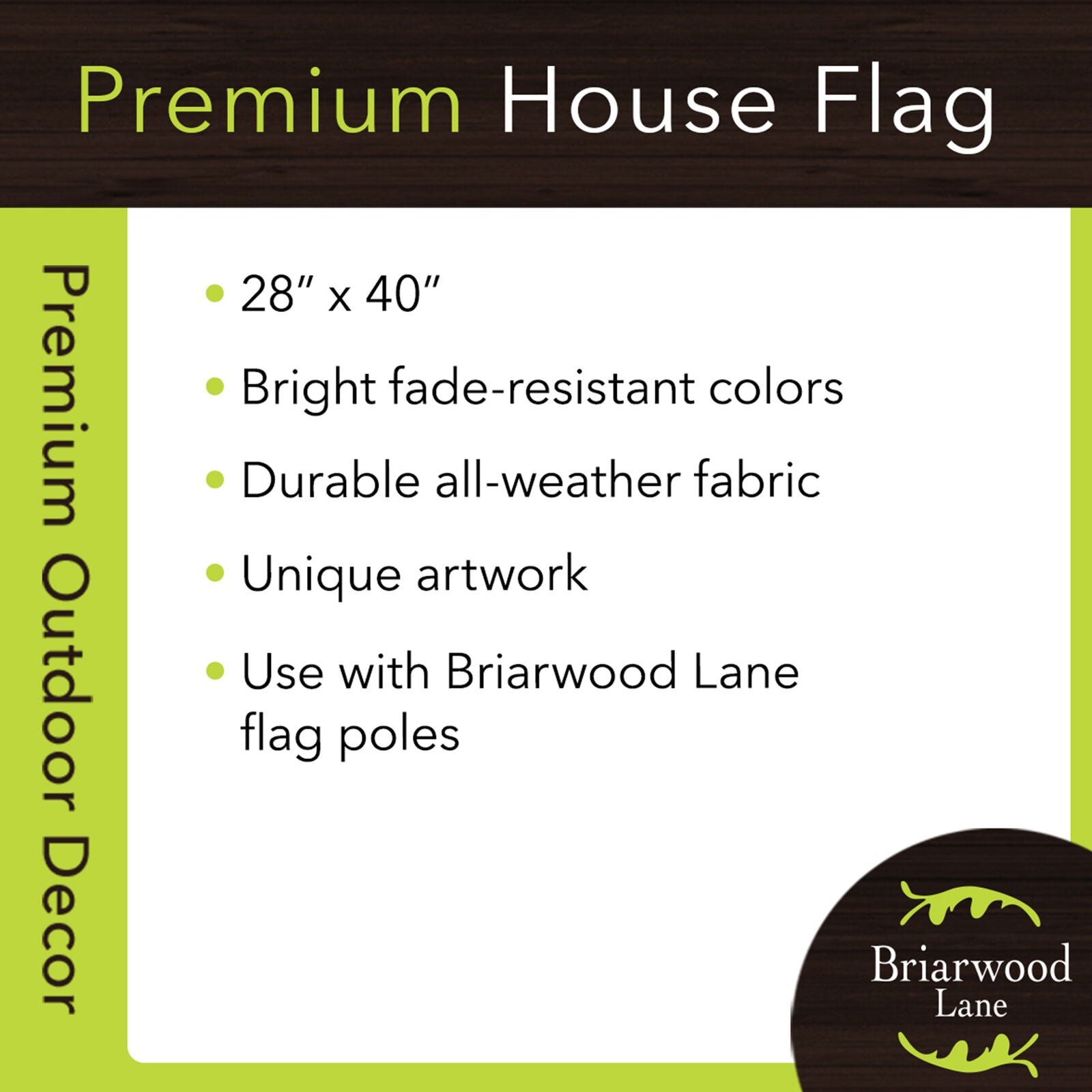 Rustic Pumpkin Patch Fall House Flag Autumn Primitive 28" x 40" Briarwood Lane