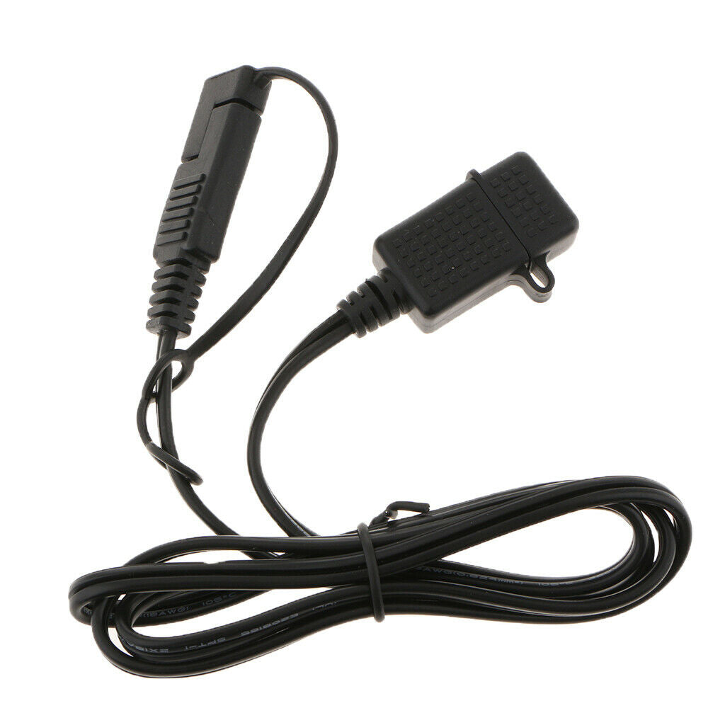 12-24V Solar Panel Battery SAE Plug to USB Female Extension Cable 3.3Ft