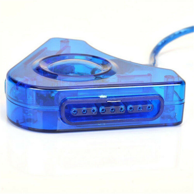 Dual PS1 PS2 PSX Controller Game Console Joystick To PC USB Converter Adapter