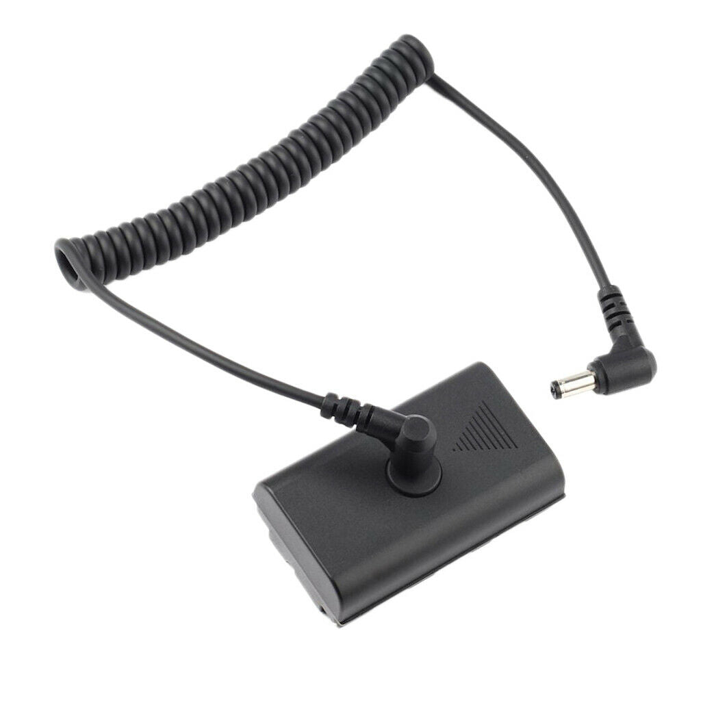 Dummy Battery DC Coupler With Extendable Cable For NP-F970 NP-F770 F750 F550
