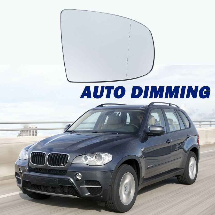 For BMW X5 X6 E70 E71 E72 Passenger Right Side Auto Dimming Heated Mirror Glass