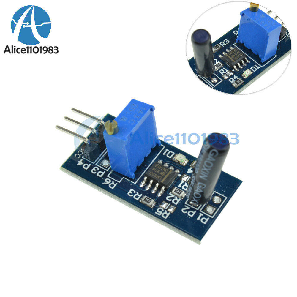 LM393 SW-18010P Vibration switch sensor module for intelligent vehicle 5V 3.3V