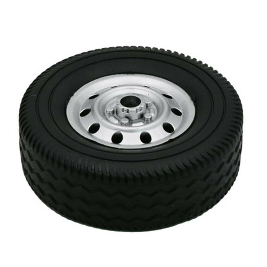 1/10 RC Car Rubber Tires 2.2 Inch Wheel for WPL D12 Car Accessory Black