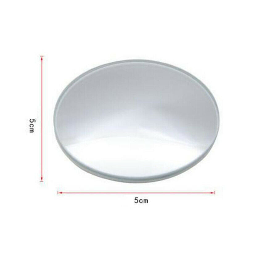 Car Rearview Blind Spot Wide Angle Rimless Mirror Rear View Convex Lens Miror