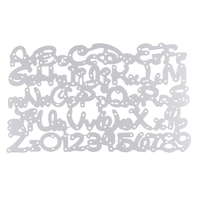 Alphabet Letter  Cutting Dies card Stencils for DIY Scrapbooking-photo al.l8