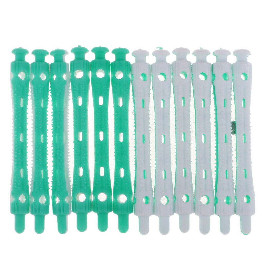 24x Perming Rods Rollers Perm Curlers For Waves Rods Hair DIY for All Ages