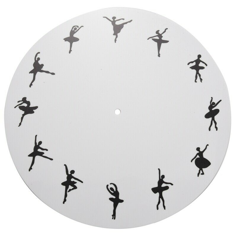 Charming Ballerina Wall Clock Baby Girl Nursery Decor Ballet Dancer Modern WalX4