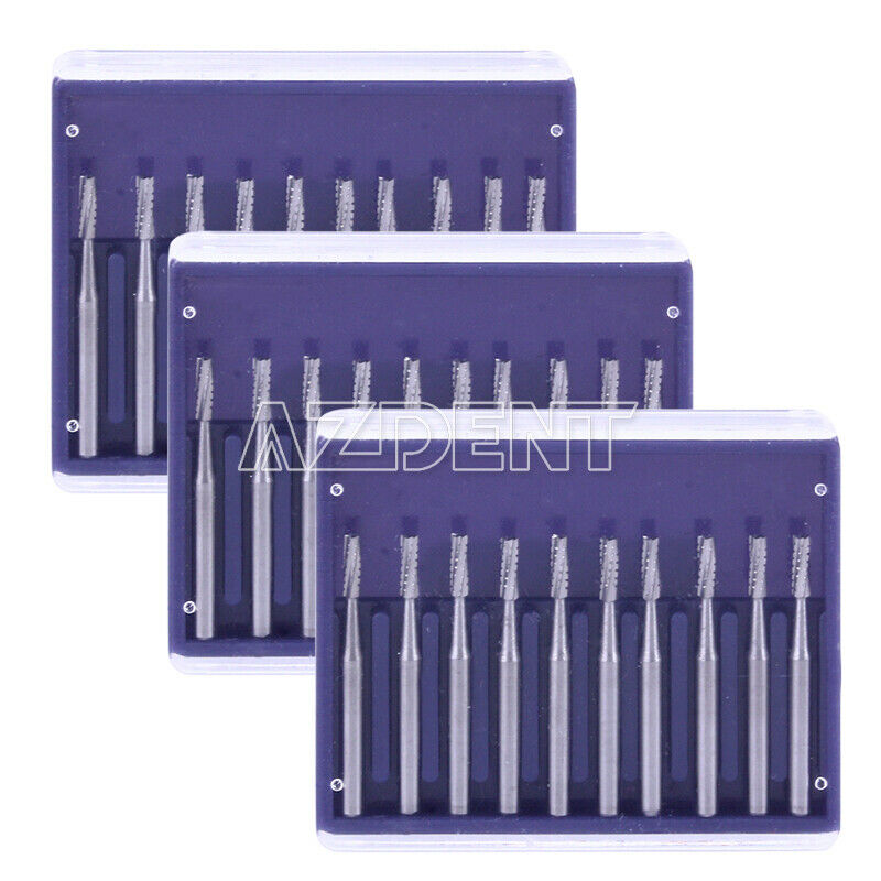 5x Dental FG558 Burs Drills Carbide Tungsten Steel 50PC