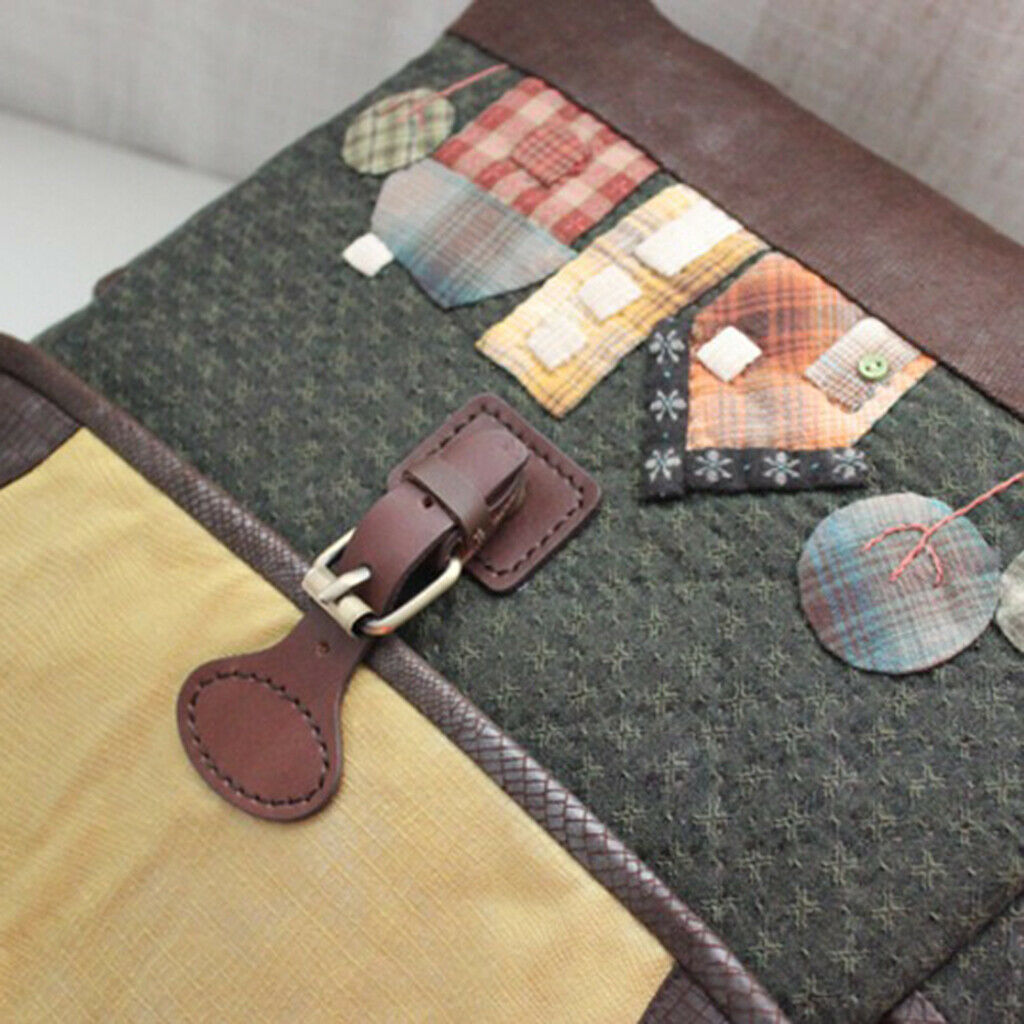 Set of 2 Sew on Leather Pin Buckle Replacement DIY Bag Closure Sewing Supplies