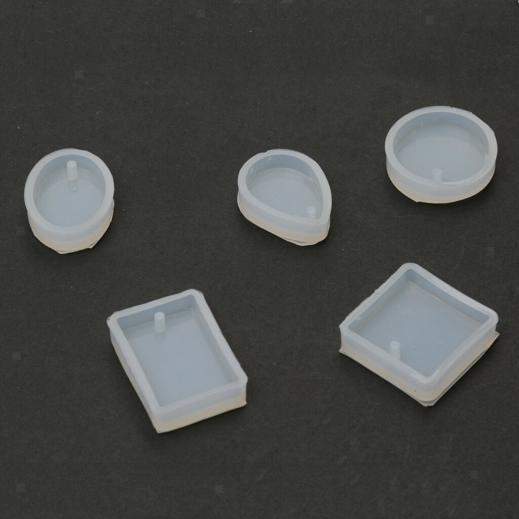 5x Silicone Mold DIY Pendants Beads Jewelry Making DIY Tools Mould