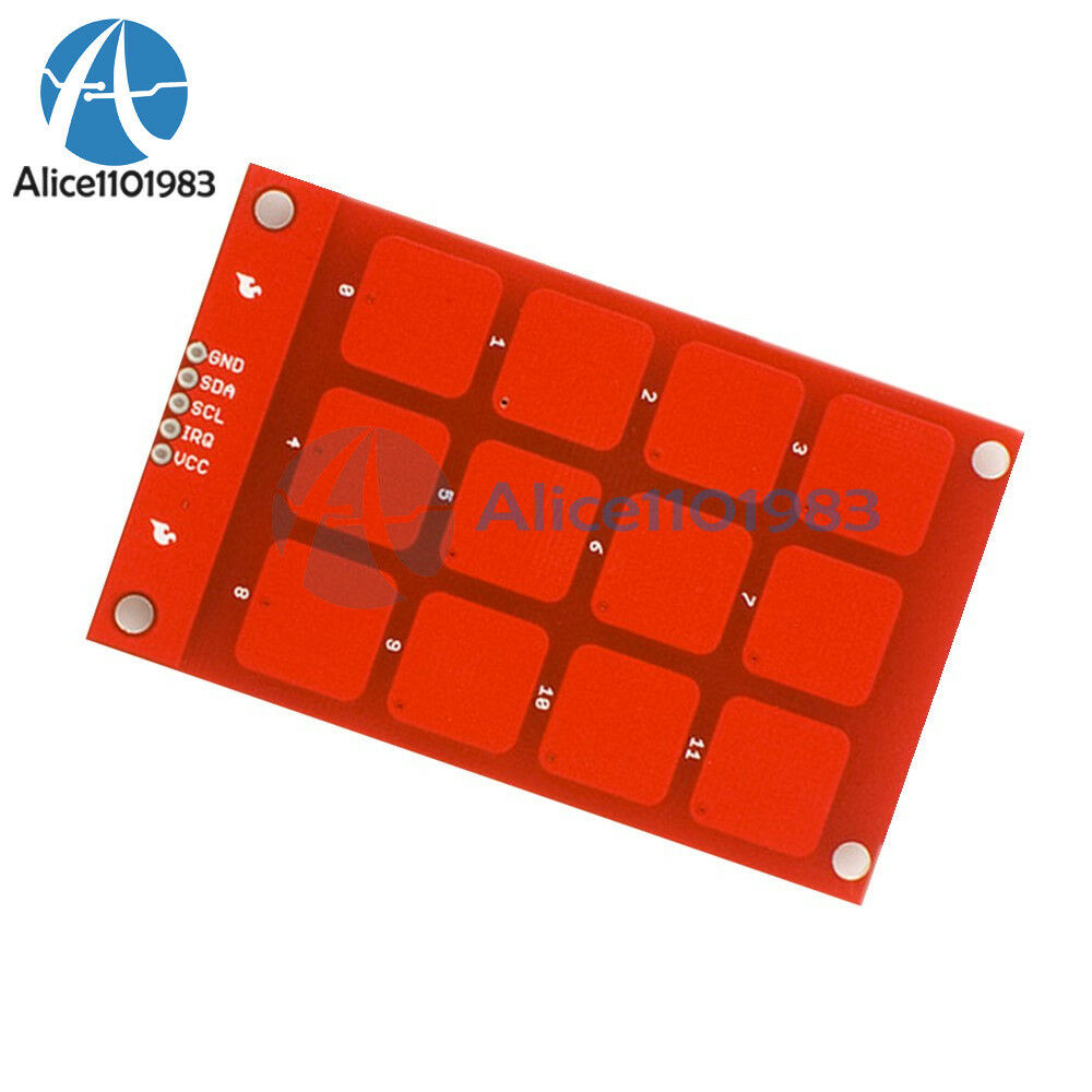 MPR121 Capacitive Touch Keypad Shield Module Sensitive key keyboard for arduino