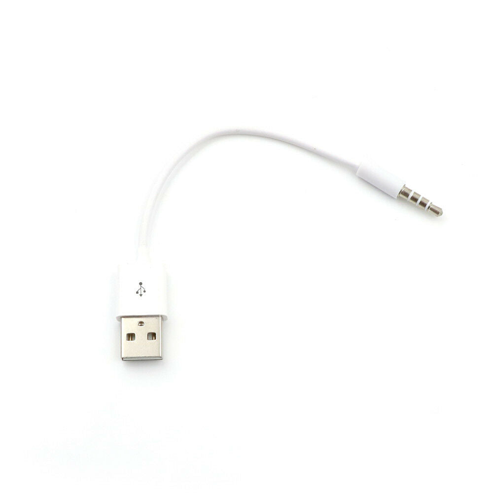 15cm 3.5mm AUX To USB 2.0 Charger Data Sync Audio Adapter Cable For MP3 Co.l8