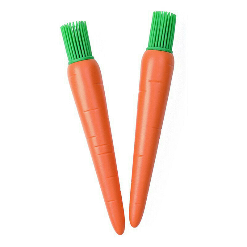 Carrot Shape Silicone BBQ Oil Brush Cake Butter Bread Brush Barbecue Bru.l8