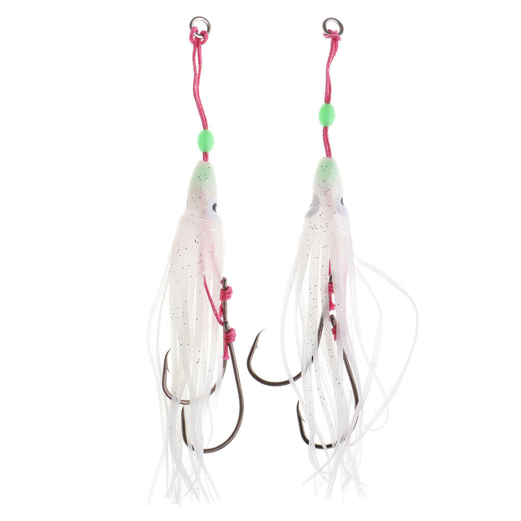 Squid Jig Fishing Lure Saltwater Lure Squid Rock with Hook