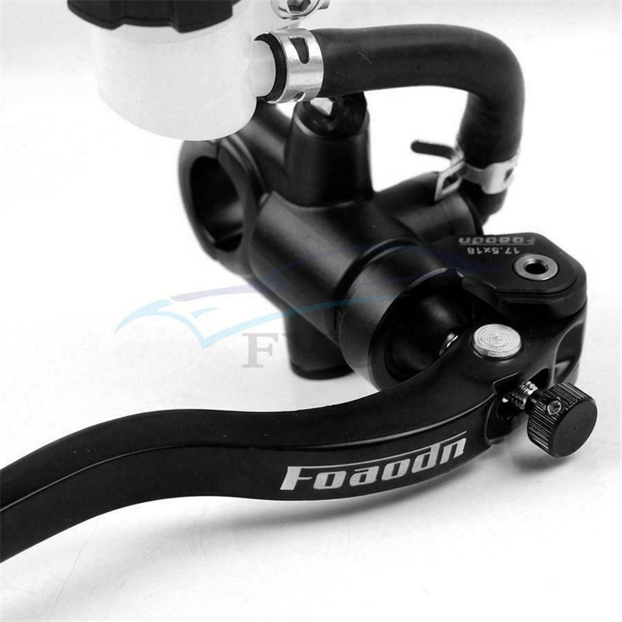 Right 17.5mm motorcycle brake clutch pump lever Radial cylinder 7/8" 22mm