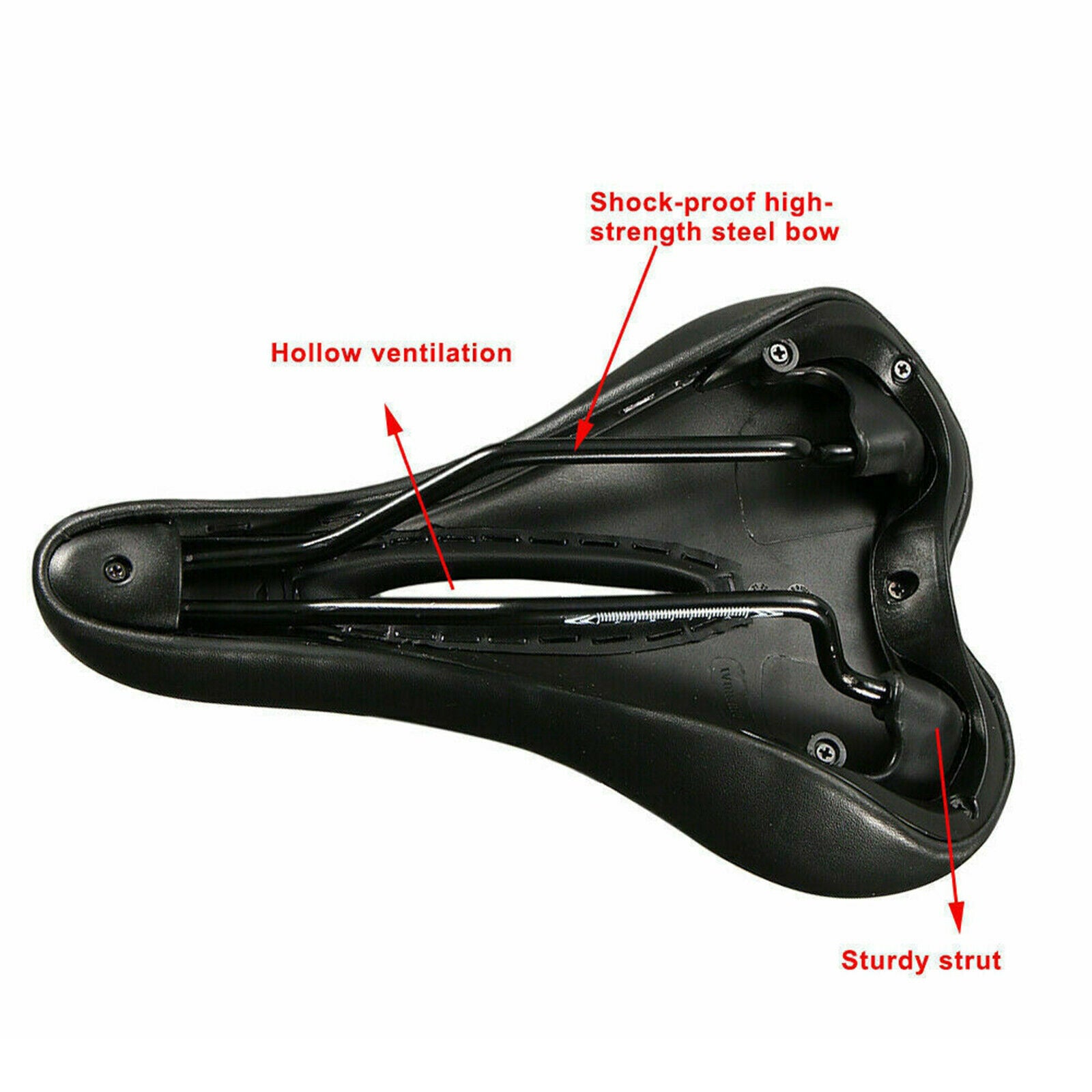 Comfortable Bicycle Seat Bike Saddle Soft Gel Padded Cushion Fit MTB Road Bike