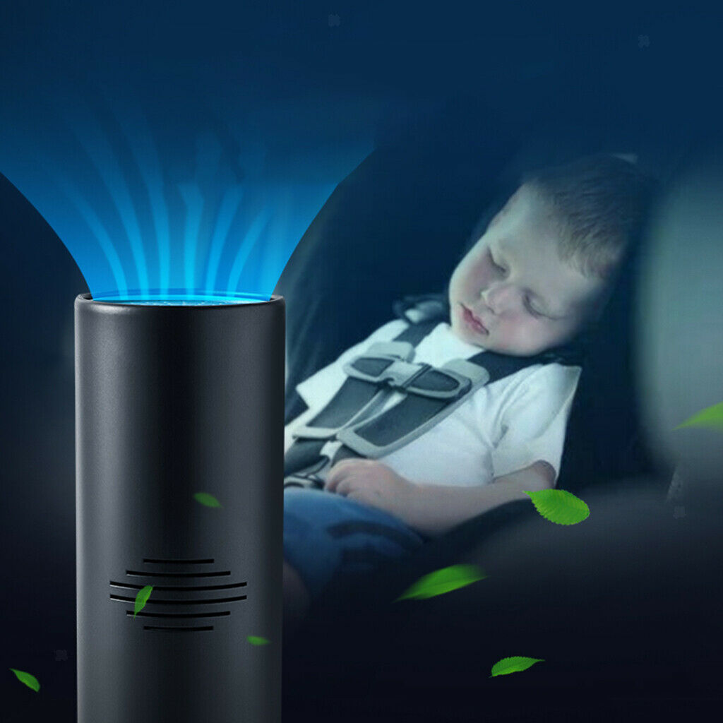 Portable Car Diffuser Air Purifier Air Ionizer Purify Air Home Bedroom