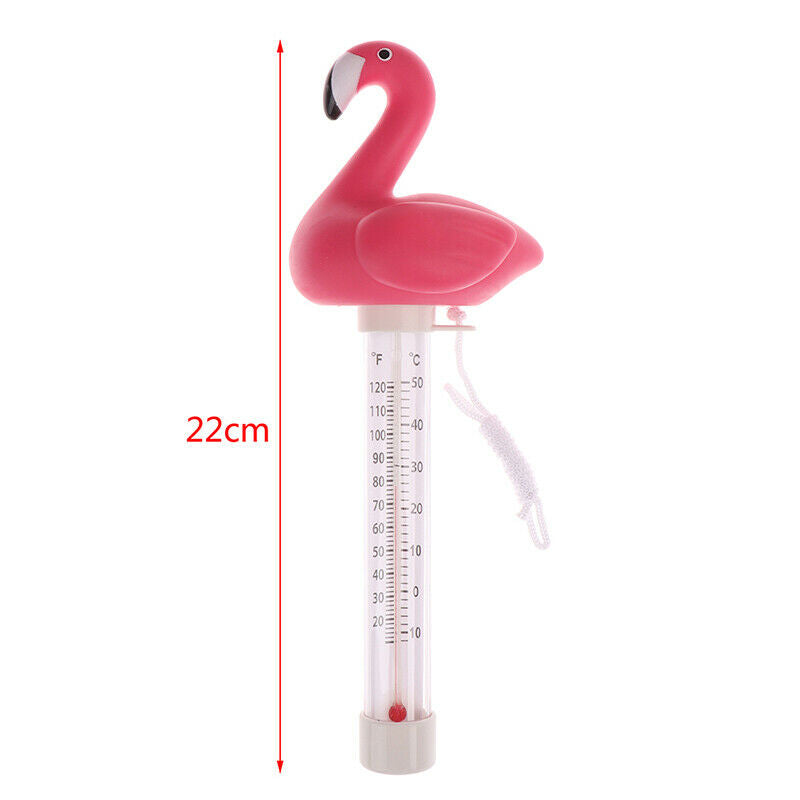 Swimming Pool Thermometer Water Thermometer Cartoon Flamingo Shape Thermome TL