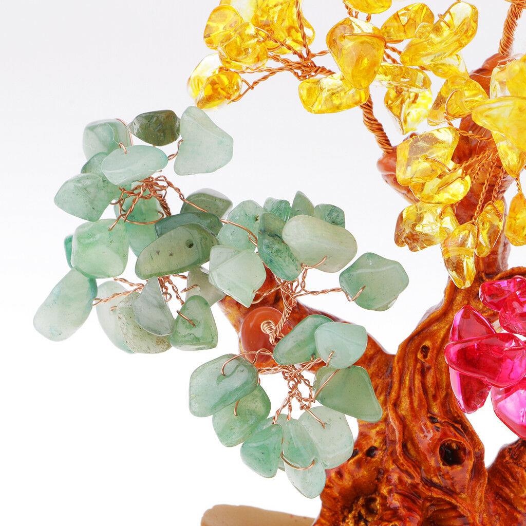 Feng Shui Crystal Yuan Bao Money Tree for Wealth Luck Office/Home Decor #5