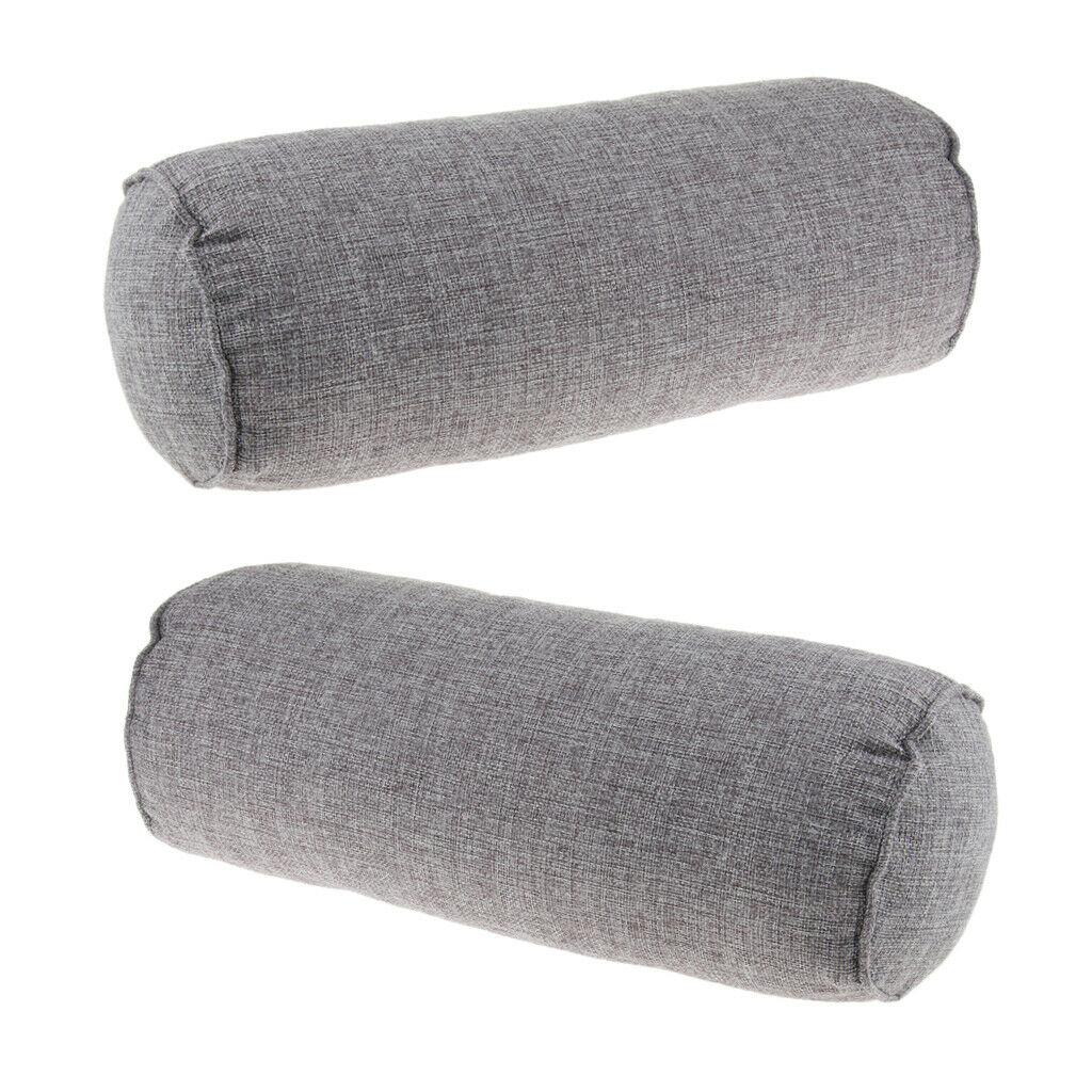 2PCS Comfortable Back Neck Roll Pillow Orthopedic Sleep Pillows Foot Support