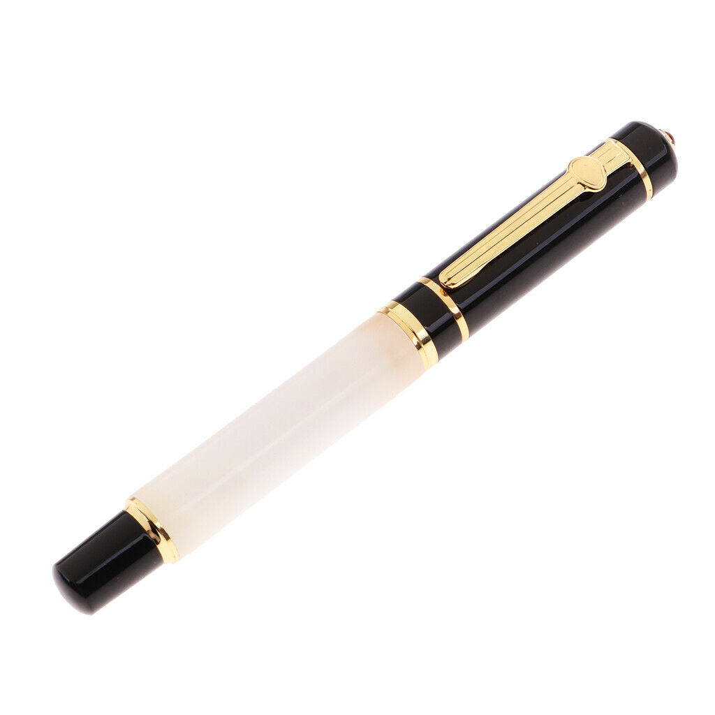 Chinese Porcelain with Metal Golden Design Mediun Roller Ballpoint Pen black