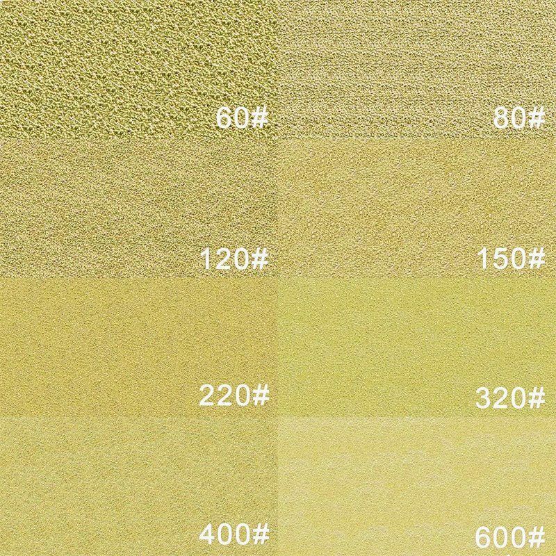 2X(96PCS 5 Inch 8 Holes Round Detail Sander Sandpaper Sanding Paper DustlesS1F3)