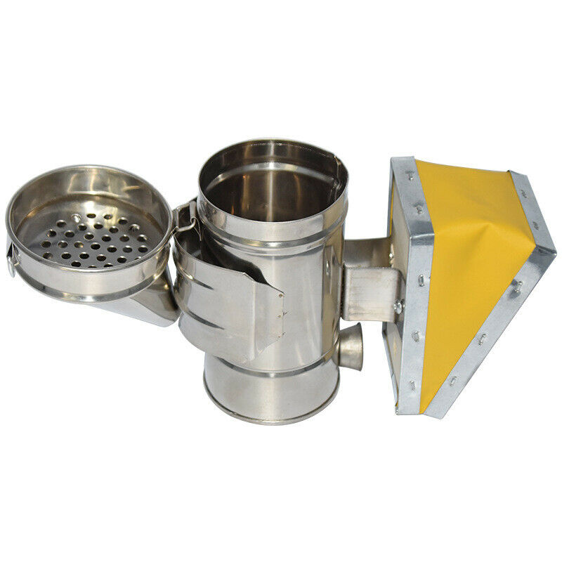 Beekeeping Tool Mini Stainless Steel Leather Smoke Sprayer Pointed Smoke Sprayer