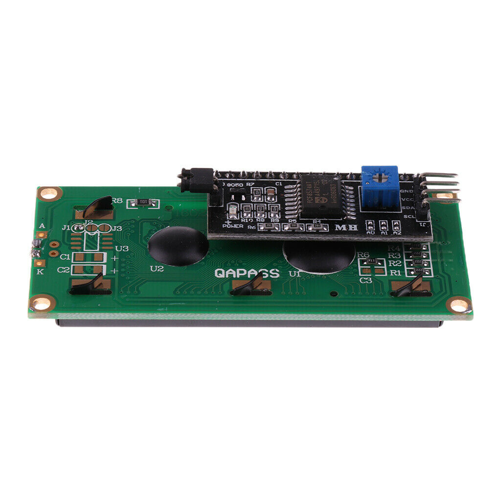 Yellow Green LCD1602 IIC I2C TWI 1602 Serial LCD Display Module for