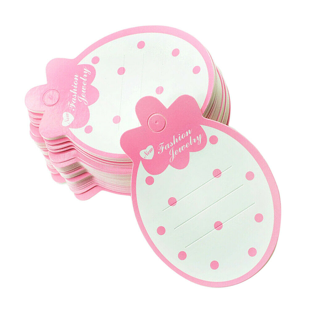50 Pieces Fashion Strawberry Hairpin Card Kids Girl Packaging Display Cards