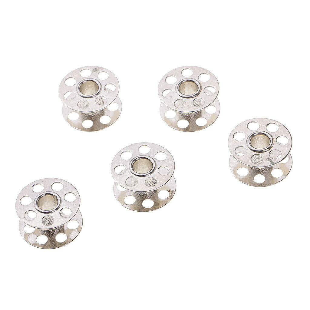 5Pcs Metal Sewing Machine Bobbins fits Bernina for Tailors Dressmakers