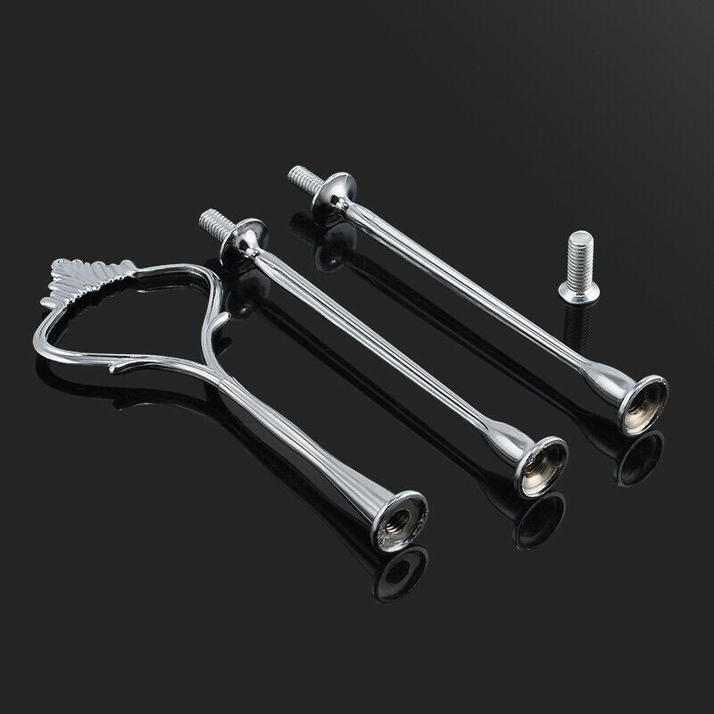 3 Tier Hardware Crown Cake Plate Stand Handle Fitting Holder Wedding Party Sets
