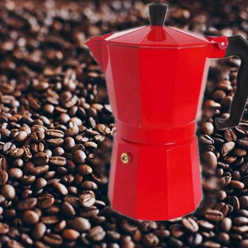 Coffee Maker Pot Aluminum Mocha Espresso Percolator Pot Coffee Kettle StovetU8K7