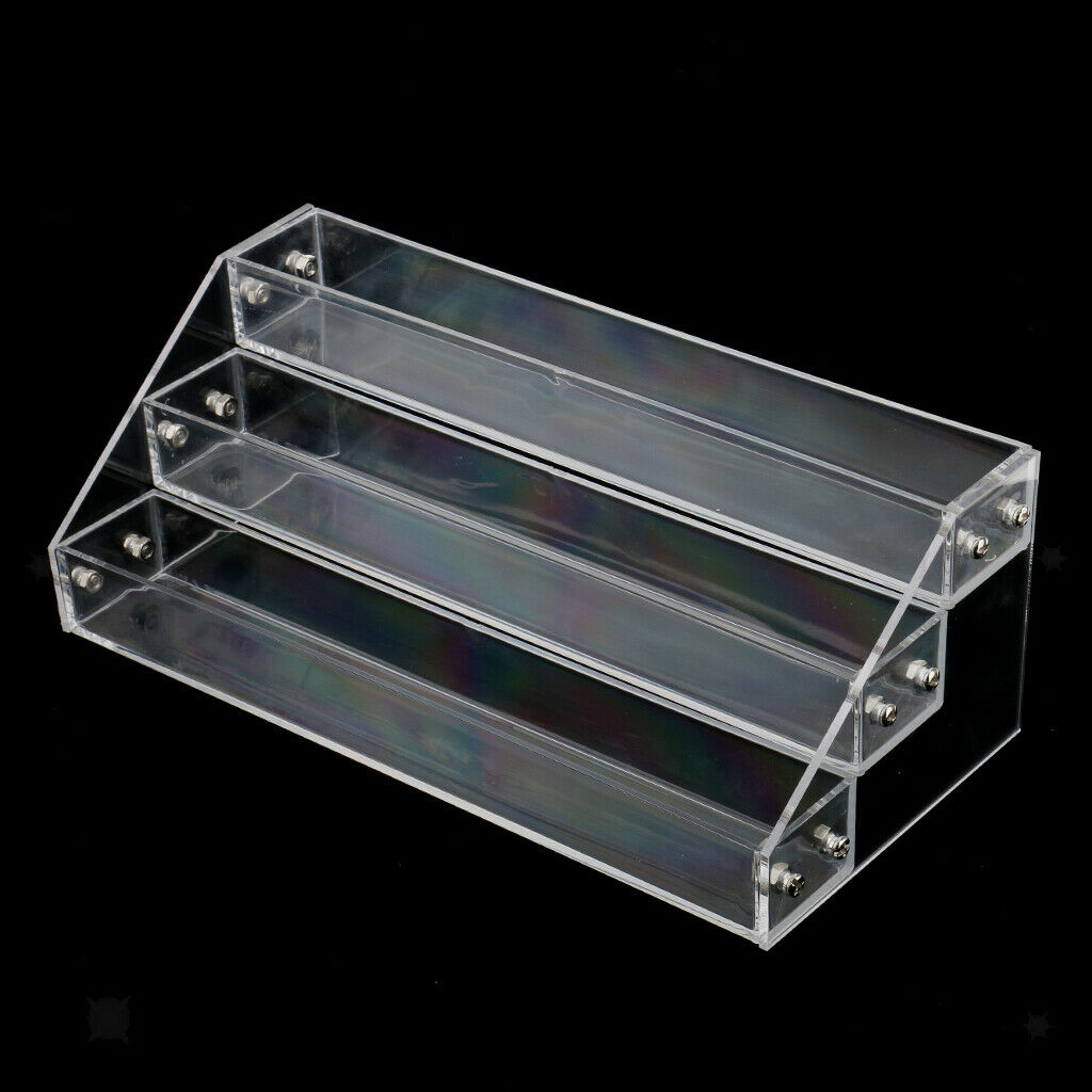 Acrylic 3 Tiers Tattoo Ink Nail Polish Display Stand Rack Organizer Holder