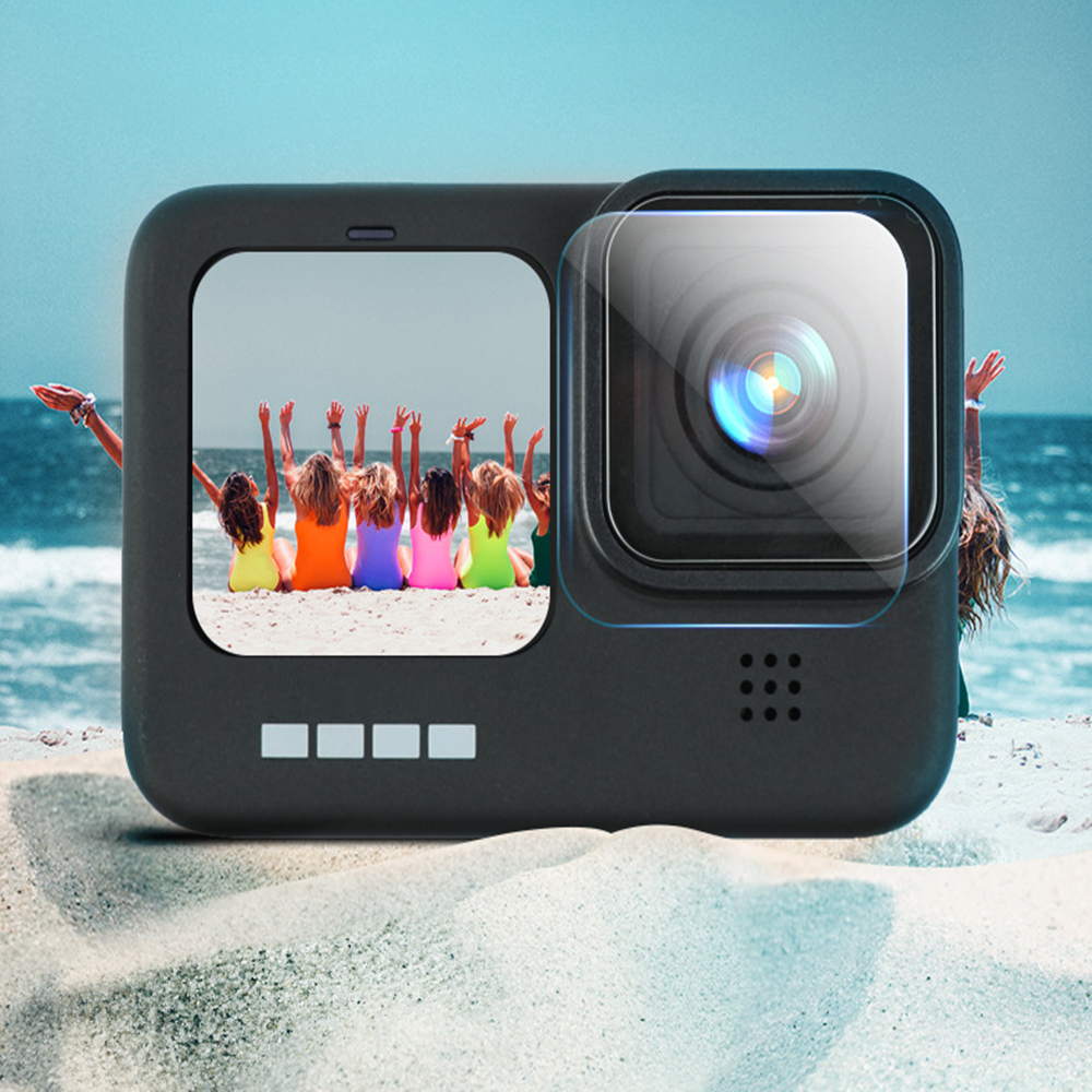 For GoPro Hero 9 Camera Tempered Glass Protective Film Lens Screen Protector Top