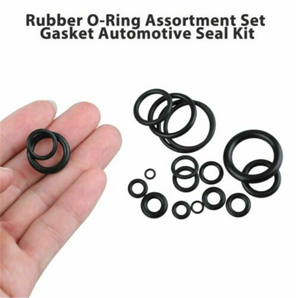 225Pcs/set Rubber O-Ring Washer Seals Watertightness Assortment O-Rings Gasket