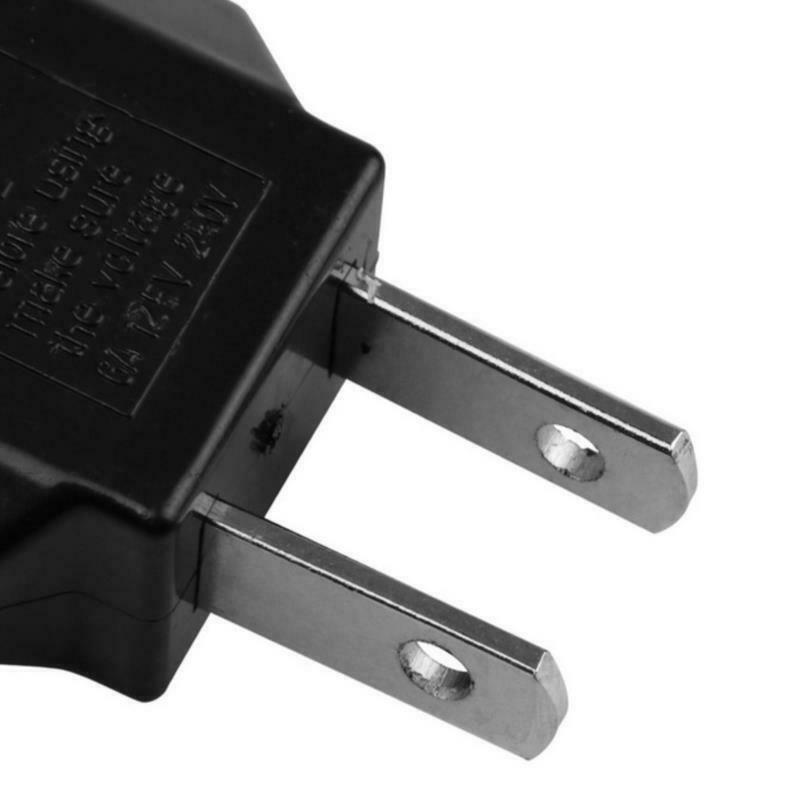 EU Euro Europe to US USA Power Jack Wall Plug Converter Travel Adapter Adap LQ