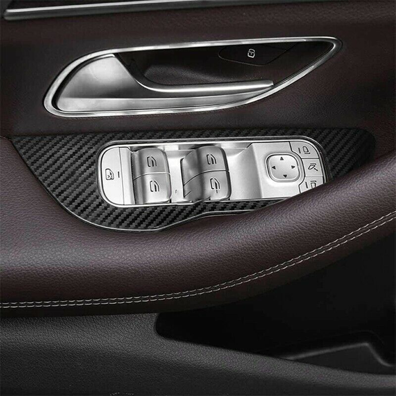 Window Lift Button Trim for Mercedes Gle W167 Gls W167 X167 Carbon Gle 2020 GlO1