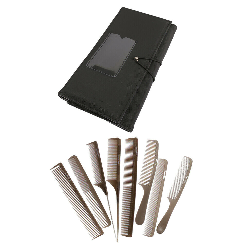 Styling Brush Haircut Combs Kits With Canvas Case