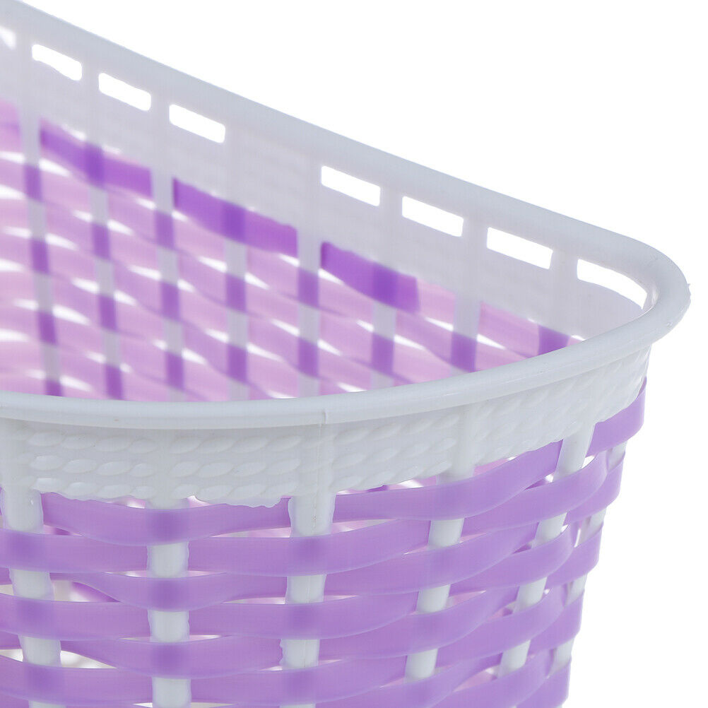 Bicycle Basket Front Bag Rear Hanging Basket Panniers Bike Bowknot Front .l8