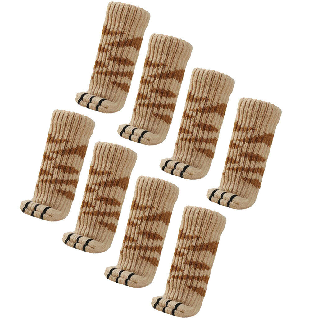 8 Pieces Chair Leg Floor Protectors, Anti Skid Chair Socks Legs Sleeves Cover