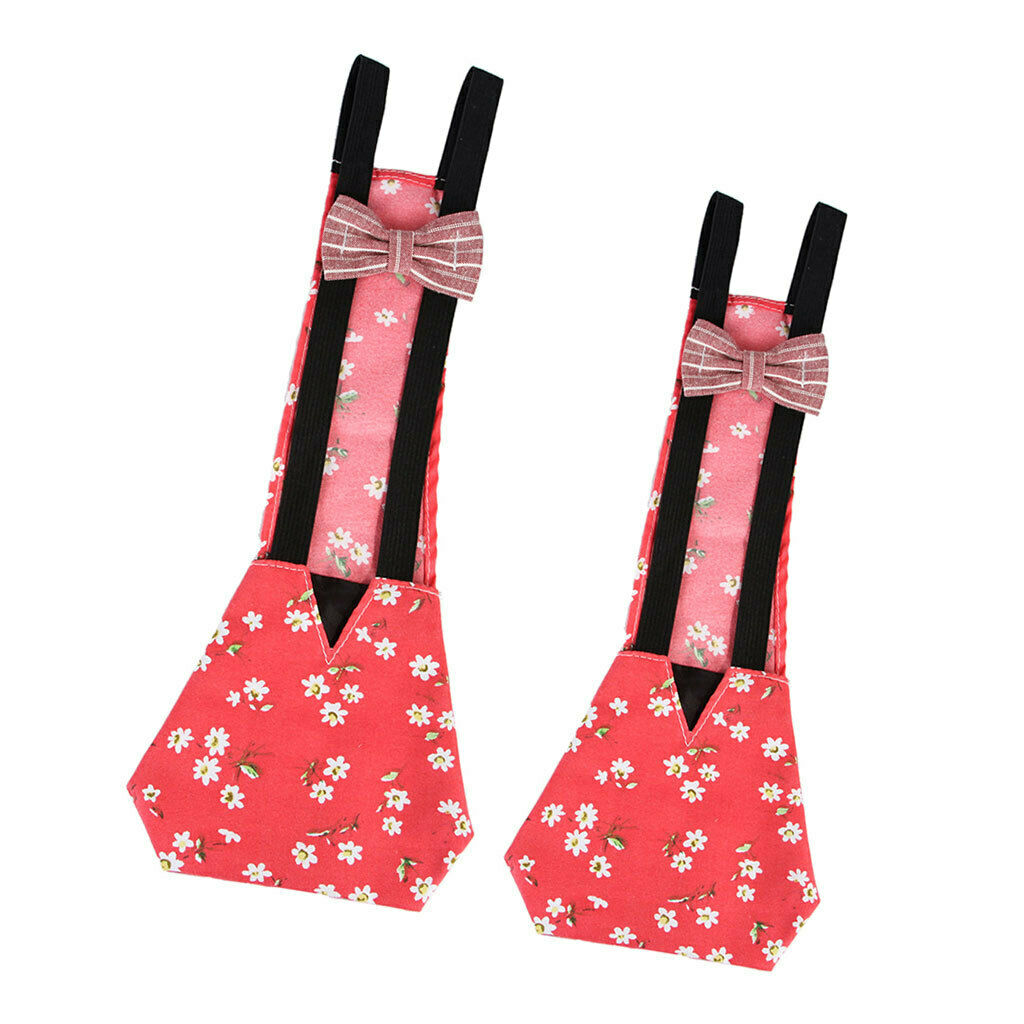 2 x Chicken Diapers with Adjustable Straps, Comfortable, Breathable Suitable for