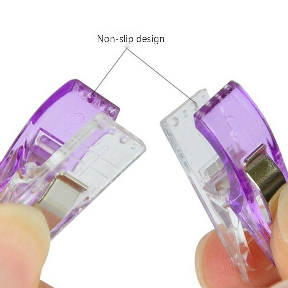 100Pcs Multicolor Plastic Clip Home Sewing Handmade Accessories Quilt Cloth Clip