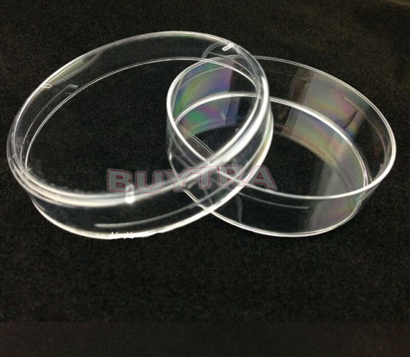 10X Sterile Plastic Petri Dishes For LB Plate Bacteria 55x15mmDD