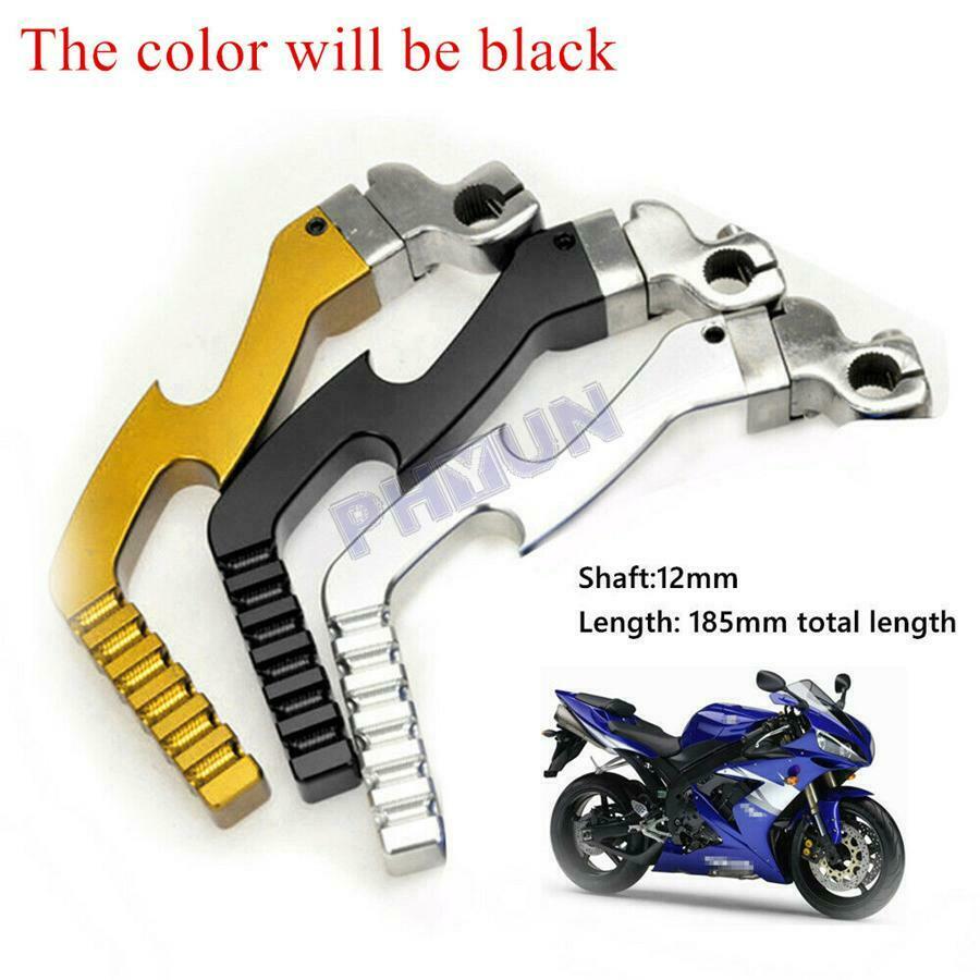 Black Motorcycle Kick Starter Lever Starting Pedal Gear Lever Kit For 110-250CC