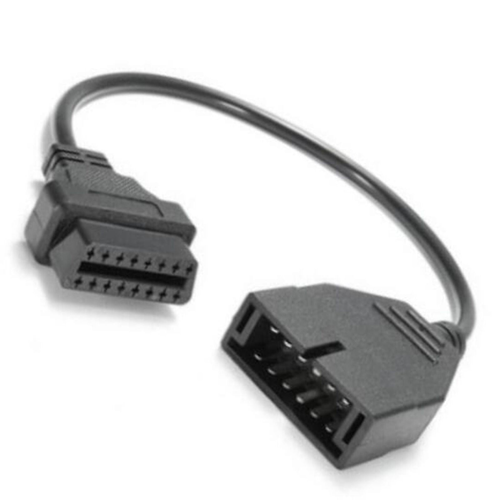 12-Pin OBD1 To OBD2 Adapter Cable For Diagnostic Code Readers Auto Scan Tools