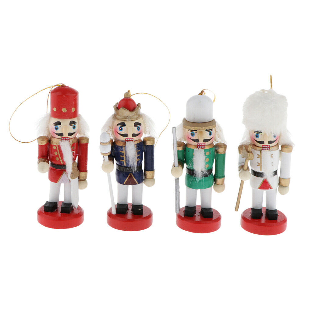 Wooden Traditional Nutcracker Puppet Party Favors Decoration Collectibles