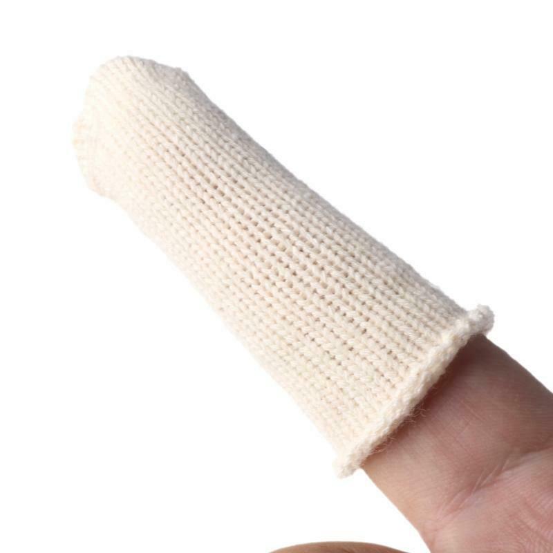 Cotton Finger Guards Cots Avoid Protection Prints Clean Polish Craft Tool 20Pcs