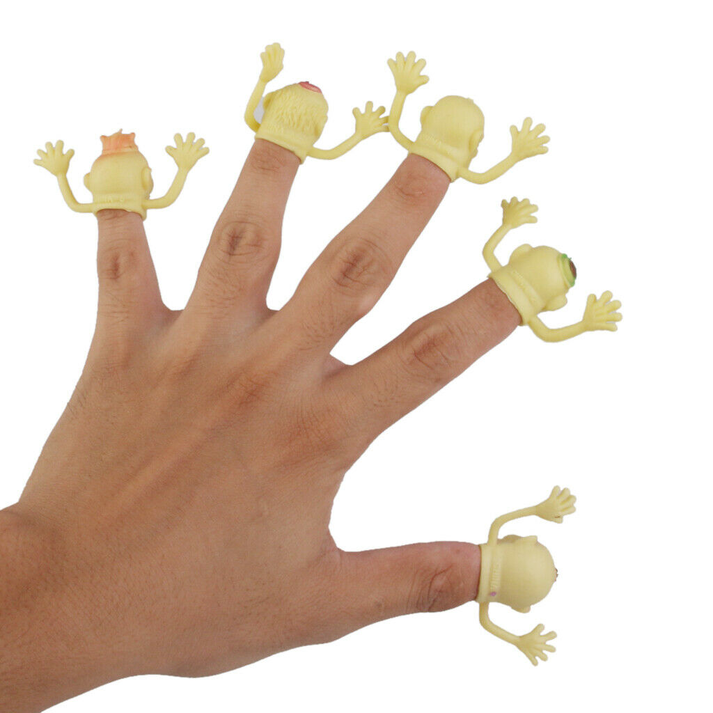 24Stk. Cute Finger Puppets Hand Puppets Punch And Judy With Plush  Design, Gift